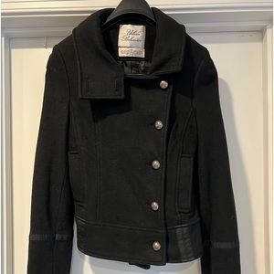 Wool Blend Waist Jacket